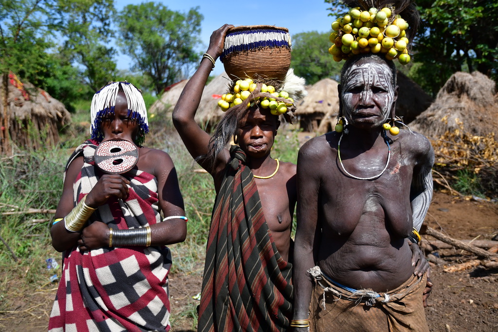 Mursi villages